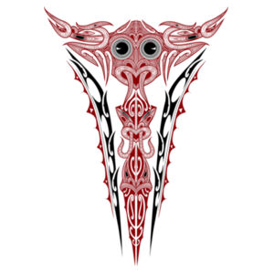 Kaitiaki Pou Tee Design